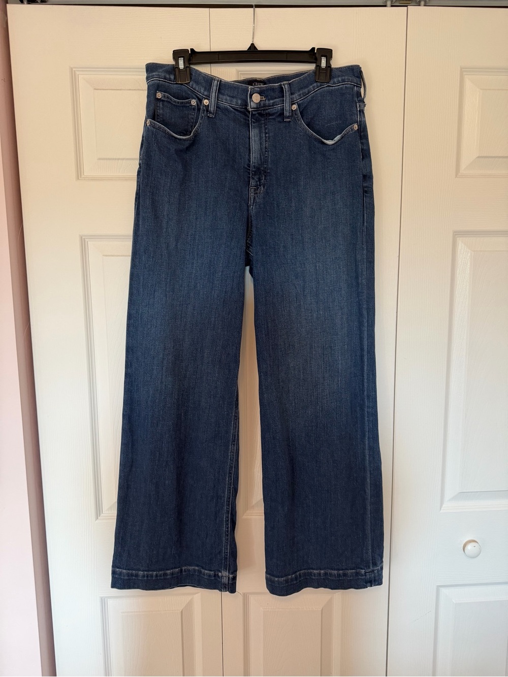 J.Crew Size 30 Wide Leg Women's Jeans in Dark Blue